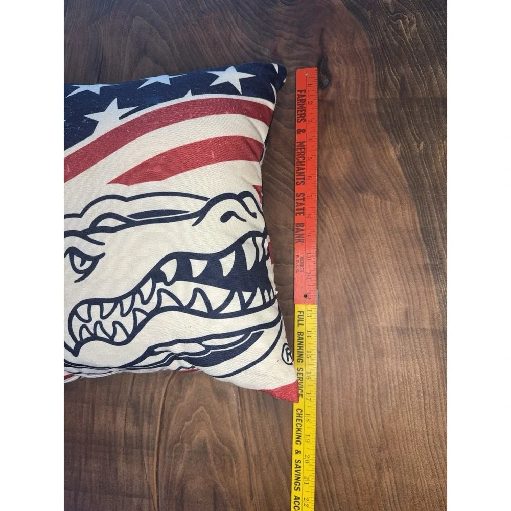 Florida Gator Flag Americana‎ Gator Pillow